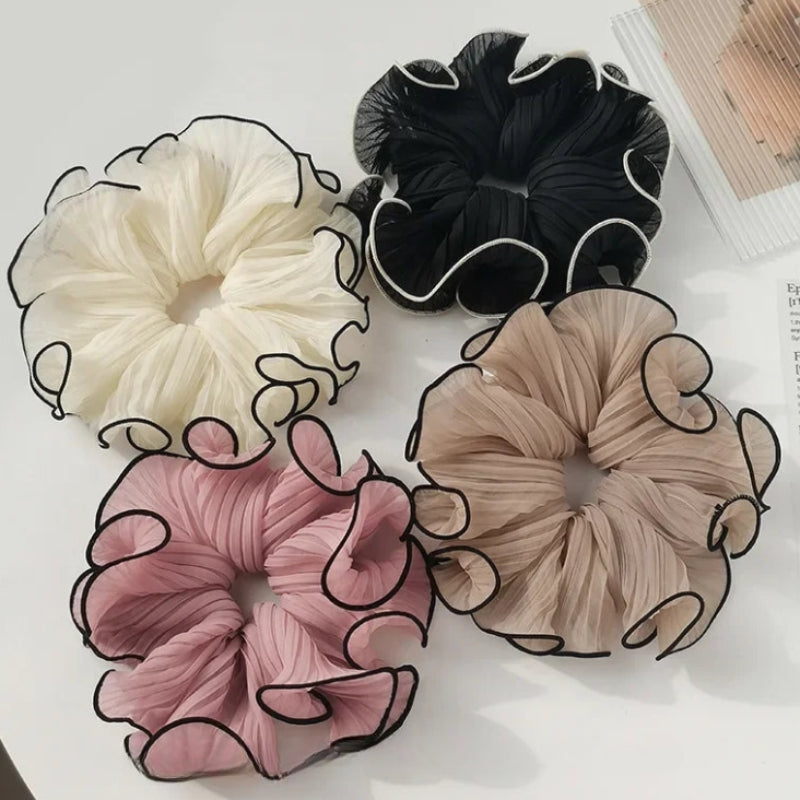 Chouchou cheveux à froufrous