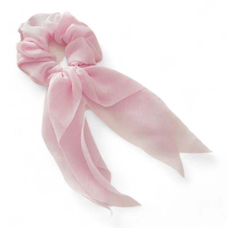 Chouchou pour coiffure avec foulard