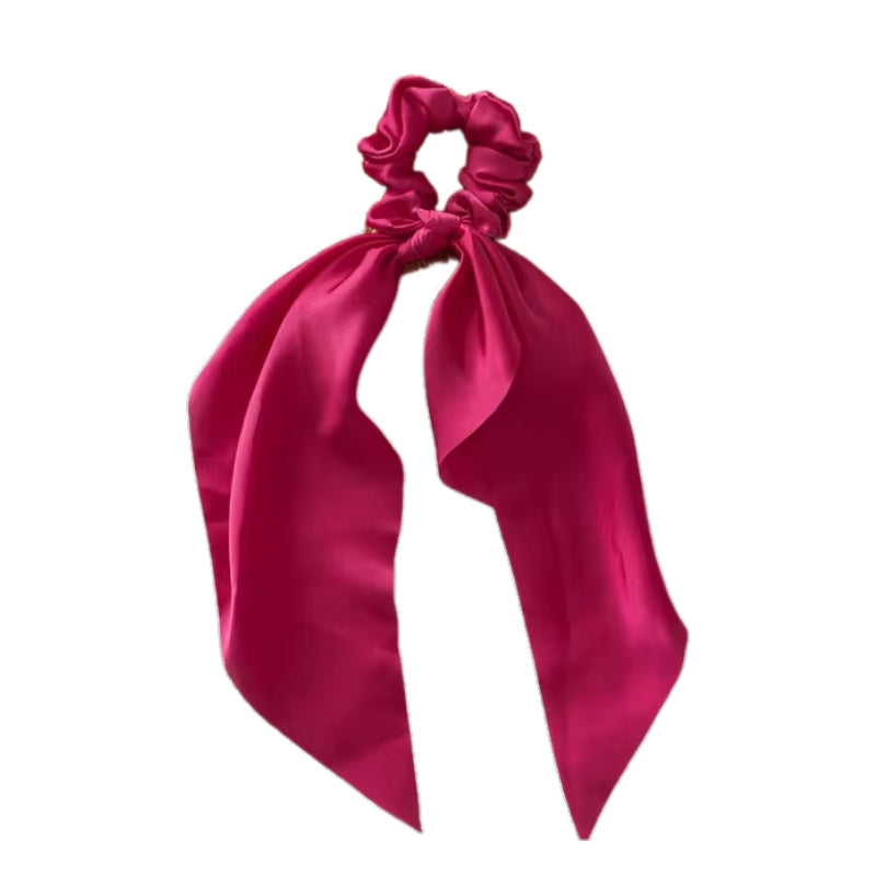 Chouchou satiné façon foulard