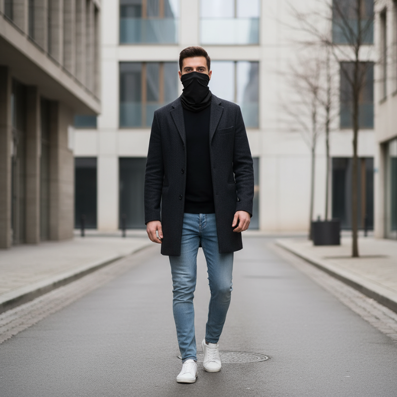 Col polaire pour homme