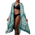Court kimono vintage au caractère ethnique