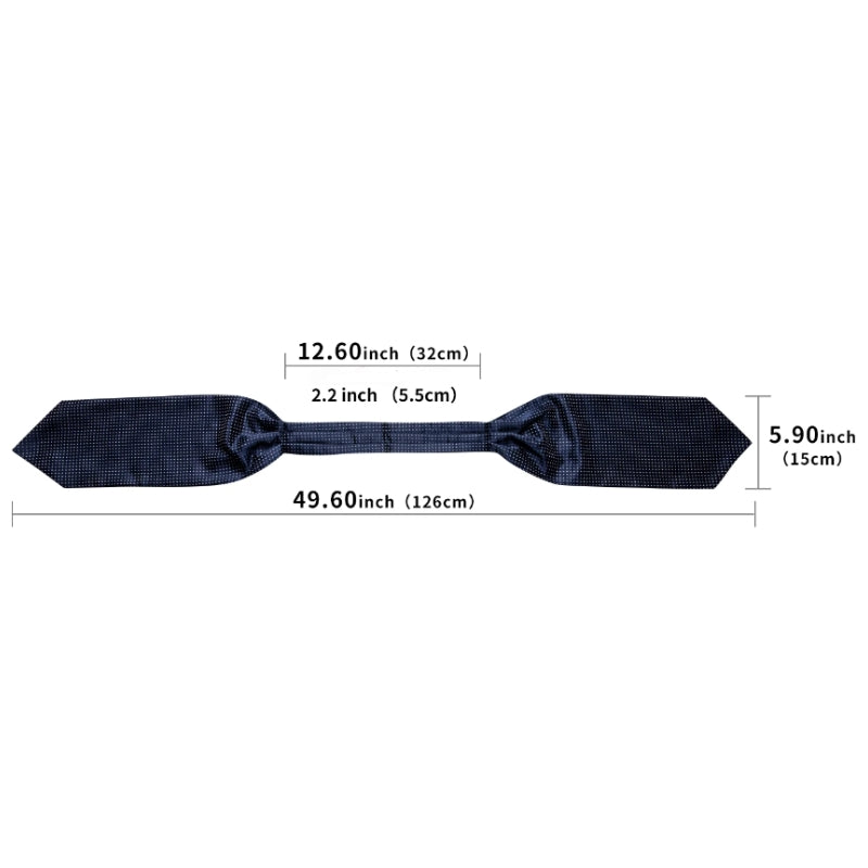 Cravate de type ascot