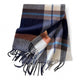 Navy Blue and Brown