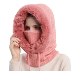 Écharpe à capuche féminine