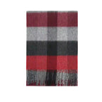 Écharpe à carreaux de style tartan
