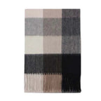 Écharpe à carreaux esprit tartan