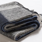 Écharpe à carreaux pour homme en laine