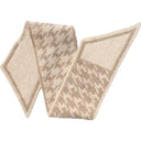 Écharpe à motif pied-de-poule