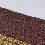 Écharpe à motifs jacquard masculine