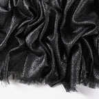 Écharpe à paillettes noire