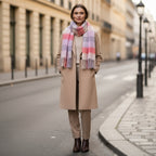 Écharpe ample multicolore destinée aux femmes