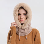 Écharpe avec capuche pour femme