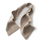 Écharpe beige en cachemire