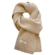 Sciarpa Beige Di Lana