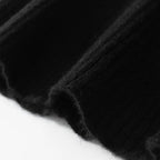 Écharpe cachemire coloris noir au format snood