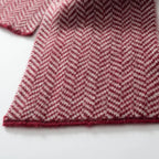 Écharpe cachemire coloris rouge