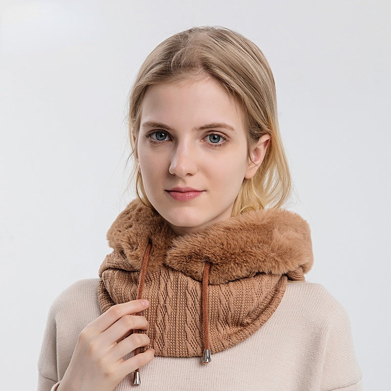 Écharpe capuche femme