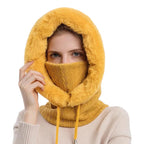 Écharpe capuchonnée pour femme