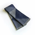 Écharpe coloris bleu marine pour homme