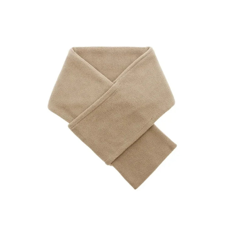 Écharpe courte en tissu polaire homme