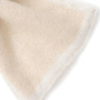 Écharpe de cachemire blanc cassé