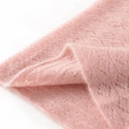 Écharpe de cachemire rose poudré