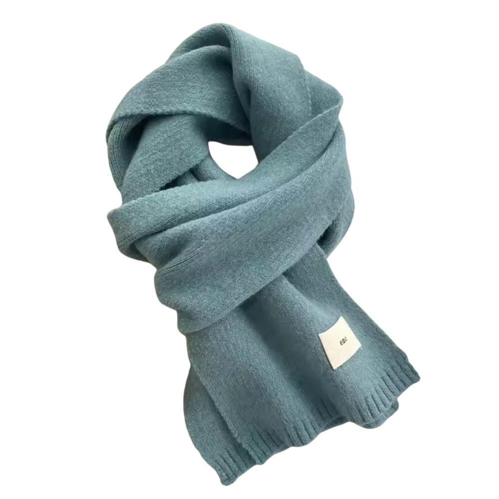 Écharpe de couleur unie fine pour femme
