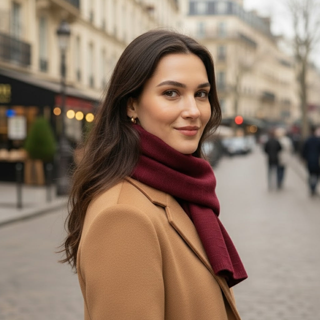 Écharpe de luxe femme en cachemire