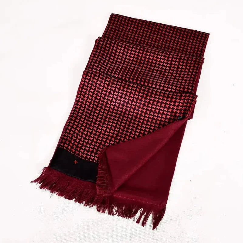 Écharpe de soie à porter en foulard homme