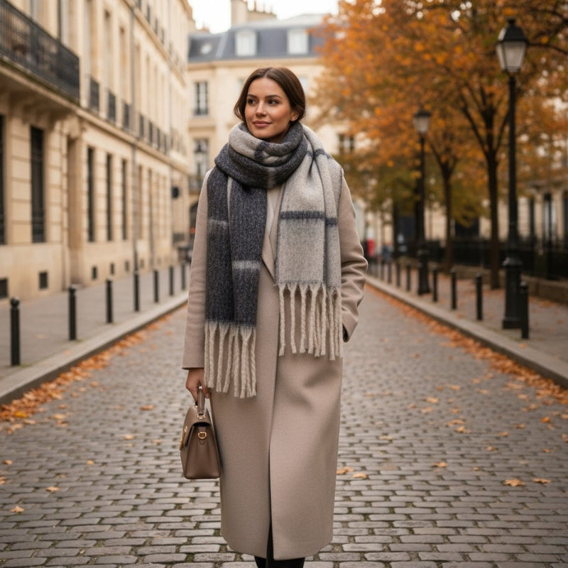 Écharpe douce et épaisse pour femme