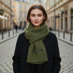 Écharpe en maille côtelée pour femme