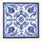 Écharpe en satin à motifs