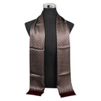 Écharpe en soie pour homme à motif cachemire