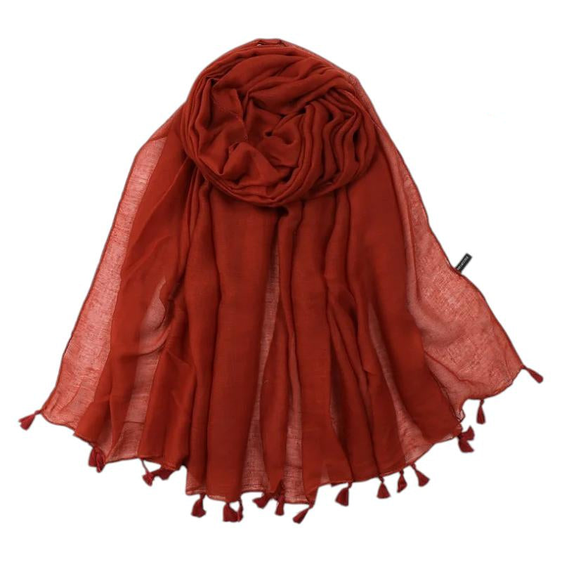 Écharpe en tissu viscose pour femme