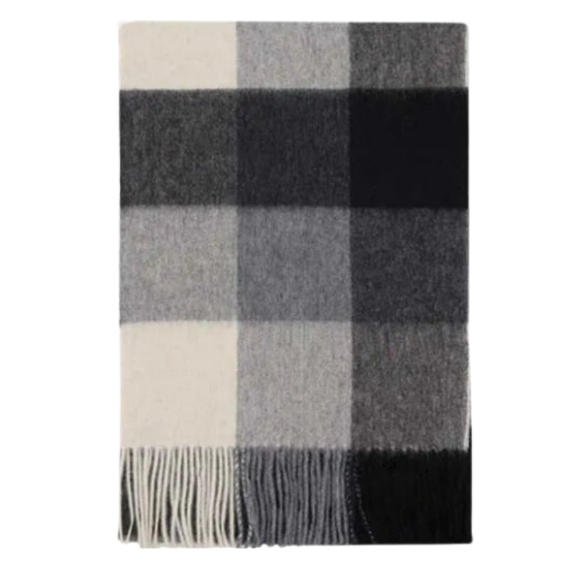 Écharpe esprit tartan avec carreaux