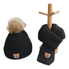 Écharpe et bonnet assortis pour garçon