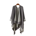 Écharpe et châle façon plaid