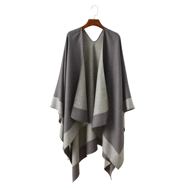 Écharpe et châle façon plaid