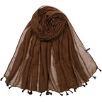 Écharpe féminine en tissu viscose