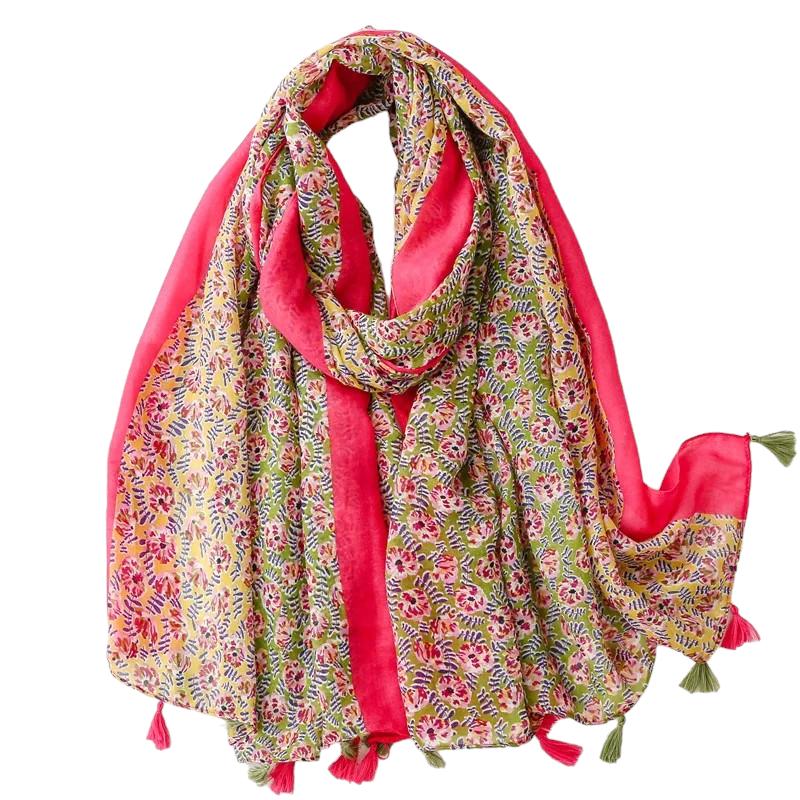 Écharpe féminine esprit chèche