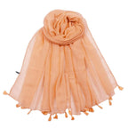 Écharpe femme conçue en viscose