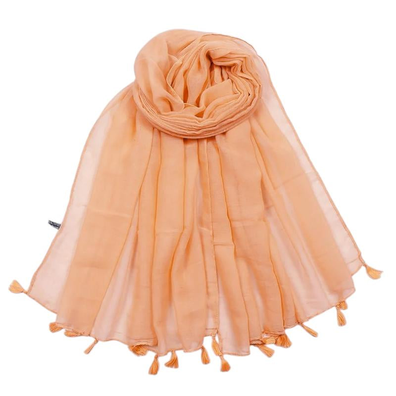 Écharpe femme conçue en viscose