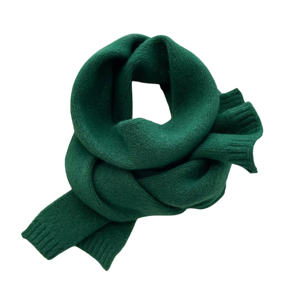 Écharpe femme délicate de couleur unie