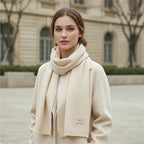 Écharpe femme fine à teinte unie