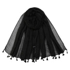 Écharpe femme tout en viscose