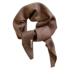 Écharpe femme triangulaire en maille
