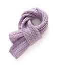 Écharpe femme violette en cachemire