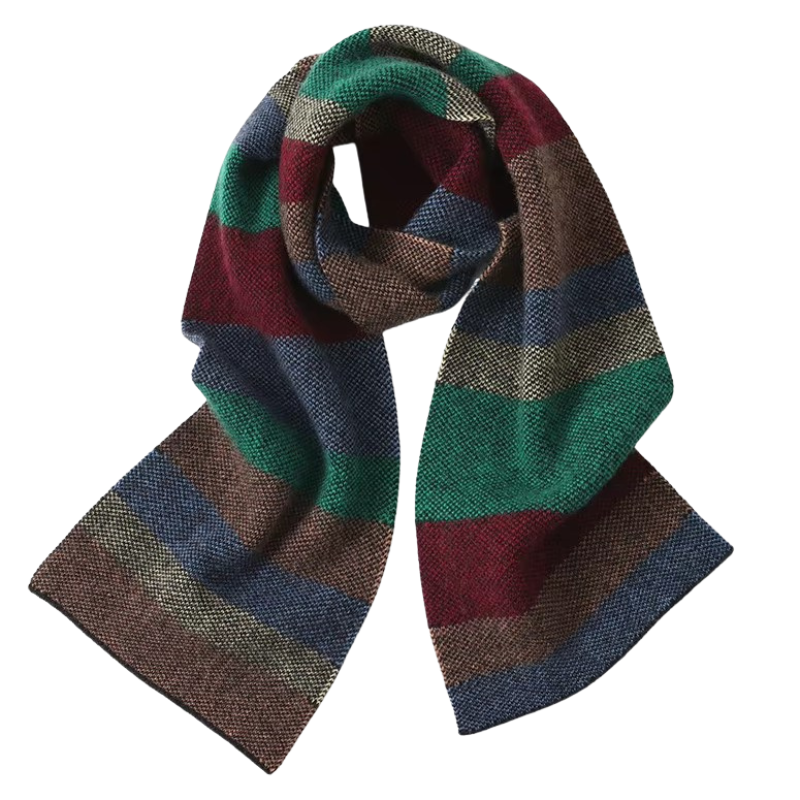 Écharpe fine en laine pour homme
