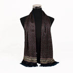 Écharpe foulard en soie pour homme