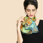 Écharpe foulard femme en soie